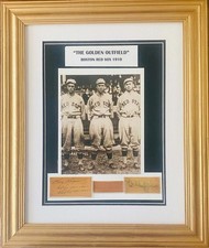 Rare “1910-15 “ Golden Outfield “ Signed Display picture
