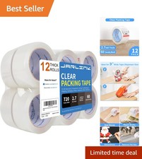 Clear Heavy Duty Tape - 2160 Feet in 12 Rolls, Perfect for All Packaging Needs picture