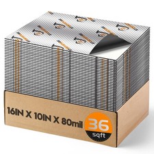 Storystore 80mil Car Sound Deadening Mat 36 sqft Butyl Insulation 33 Pcs picture