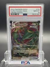 2023 Pokemon SWSH FA/rayquaza V Max Crown Zenith PSA 10 picture