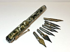 Fifth Avenue by Parker Lever Fill Fountain Pen w/ 7 Additional Assorted Nibs picture