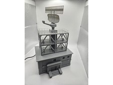 Mechanized HO Scale 1:87 Wide Radar Tower for Model Train Environment picture