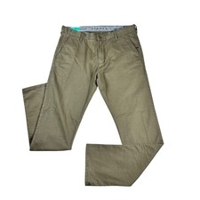 NWT Vissla High Tider Mens Chino Pants 34 Tobacco Khaki Brown Stretch Cotton picture