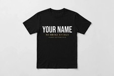 Custom Personalized T-Shirt – Your Name/Text – No Broke Energy Style Tee S-5XL picture