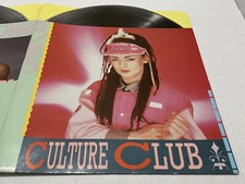 2 LOT Vintage 1980s Culture Club Boy George Folders Popfolios Fan Club 1984 prop picture