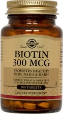 Solgar Biotin 300mcg 100 Tablets picture