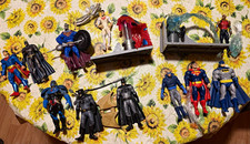 DC Comics DC Universe Batman & Superman Action Figure Mixed Lot w/ Accessories picture