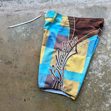 Vintage Billabong Embroidered Spellout Board Shorts. Mark Occhilupo Billabong picture