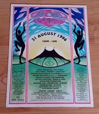 Vintage 1996 Oneworld Frome Festival Poster 52x 39cm Mounted - Rave Memorabilia picture