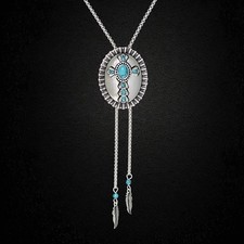 Montana Silversmiths Necklace Women's Unbroken Faith Cross Bolo NEW NWT picture