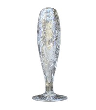 Antique c 1915 American Brilliant Cut Glass Pairpoint Murillo Pattern Vase 11