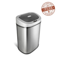 NINESTARS 21.1-gallon Motion Sensor Stainless Steel Trashcan DZT-80-4 picture