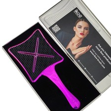 Ikoo Paddle X Hairbrush Blow Dry Love Affair Metallic Purple Detangle Style NEW picture