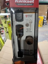 Kwikset Prague Handleset w/Arroyo Knob SmartKey Security Matte Black picture