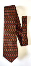 Vtg Castellani Ada Silk Roman Tie Foulard Pattern Multicolor Made in Italy 3.25 picture