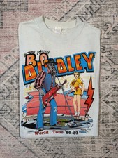 Vintage 1986-87 Bo Diddley Concert Tour T-Shirt Size Large Original picture