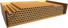 Aukbeefun Mason Bee House Cardboard Tubes,120 Pack Mason Bee Nesting Paper Tubes picture