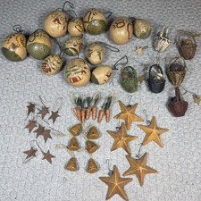 43 Pc Folk Art Easter Spring Decor  picture