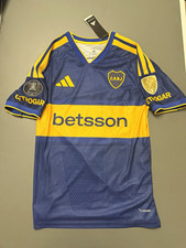 BOCA JUNIORS 2026/27 JERSEY - #10 ARANDA - PLAYER VERSION +  LIBERTADORES PATCH picture