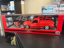 M2 Machines 1992 Chevrolet C1500 SS 454 with 1:24 &1:64 Diecast Red Pickup picture