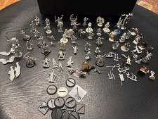 Vintage Reaper Miniature Lot 60+ Figures Metal Pewter D&D Warhammer Fantasy picture