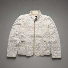 Fay Quilted Jacket Jacket Women Beige L Vintage Y2K Quilted Jacket picture