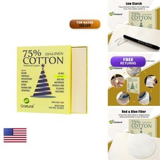 Gnatural 75 Cotton 25 Linen Business Paper Ivory 85Gsm 8.5W X 11L Resume Paper picture