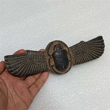 Handmade Winged Egyptian Scarab Ancient Style Decor Egyptia Heritage Collectible picture