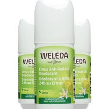 3X Weleda Citrus 24H Roll-On Deodorant 1.7 Oz 3 Pack   picture