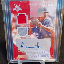 Panini/Topps 2017 Reynaldo Lopez RC Auto Serial 9/99Diamond KingsTopps Gallery picture