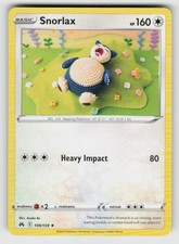 Snorlax 109/159 Rare Crown Zenith Near Mint picture