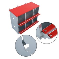 Durable Nesting Box Chicken Laying Boxes 6 Compartment Nesting Boxes For Chicken picture
