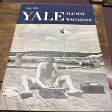 The Yale Alumni Magazine - At Gales Ferry Yale Camp Sports Vintage 1955 picture