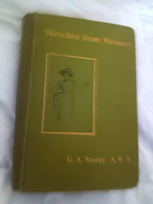 Sketches from Memory by G. A. Storey 1899 First Edition Antique Art Hardcover picture