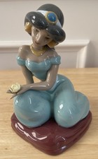 NAO BY LLADRO SIGNED JASMINE FIGURINE #1716 BRAND DISNEY ALADDIN PRINCESS picture