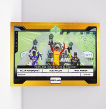 2026 Parkside Indycar Alex Palou, Rosenqvist, Power Podium Gold 1/1 Portland picture