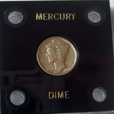 A VERY NICE 1921-D MERCURY DIME AU QUALITY....GREAT KEY DATE picture