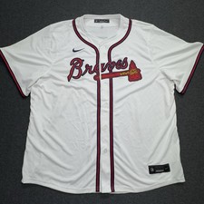 Nike Terry Pendleton #9 Atlanta Braves MLB Jersey Men’s 3XL White NWOT picture