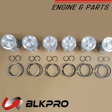 6* ENGINE PISTON + Ring Set 0.5mm 0.02' Oversize For Dodge 6.7L Cummins 07-17 picture