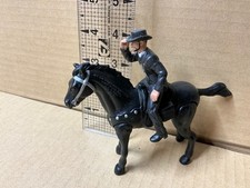 Wild Wild West Black Horse With Figure Burger King Meal Prize Toy VTG 1999 picture