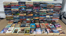 HUGE Lot of 190 Vintage Sci-Fi Fantasy Paperback Books Asimov Burroughs Anthony picture