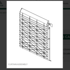 CURTAIN ASSEMBLY # 2101465-01S picture