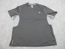 Champion Powertrain Shirt Mens XL Black Short Sleeve C Vapor Athletic Tee Top picture