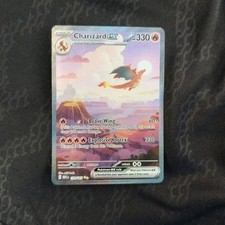 Pokemon SV Scarlet & Violet 151 Charizard EX Card 199/165 Sir picture