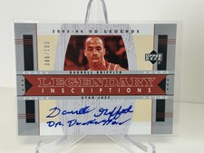 2003-04 Upper Deck Legends DARRYL Griffit Auto Legendary Inscriptions Card / 100 picture