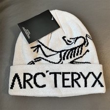 Arc'teryx Bird Head Toque Orca White Unisex Wool Knit Winter Ski Beanie NWT picture