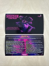 Stern Stranger Things Pinball Apron Cards picture