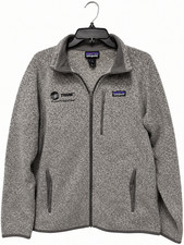 PATAGONIA BETTER SWEATER MEN'S L GRAY FULL ZIP FLEECE JACKET TRANE LOGO picture