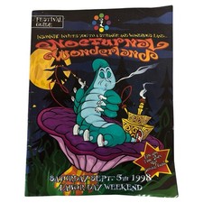 Vintage 1998 Nocturnal Wonderland Festival Guide Insomniac RAVE Memorabilia picture