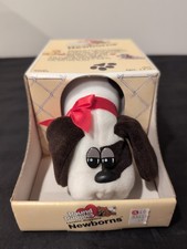 Vintage~Tonka~Pound Puppies Newborns~7807~ White & Black ~1986~ New in Box picture